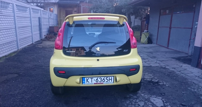 Peugeot 107 cena 11850 przebieg: 183000, rok produkcji 2009 z Tarnów małe 742